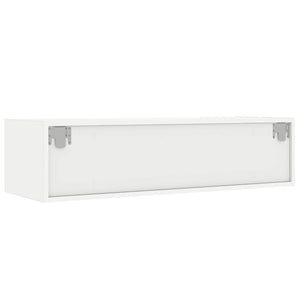 Έπιπλο Τηλεόρασης με LED Λευκό 100X35,5x25 εκ. - Pakobazaar
