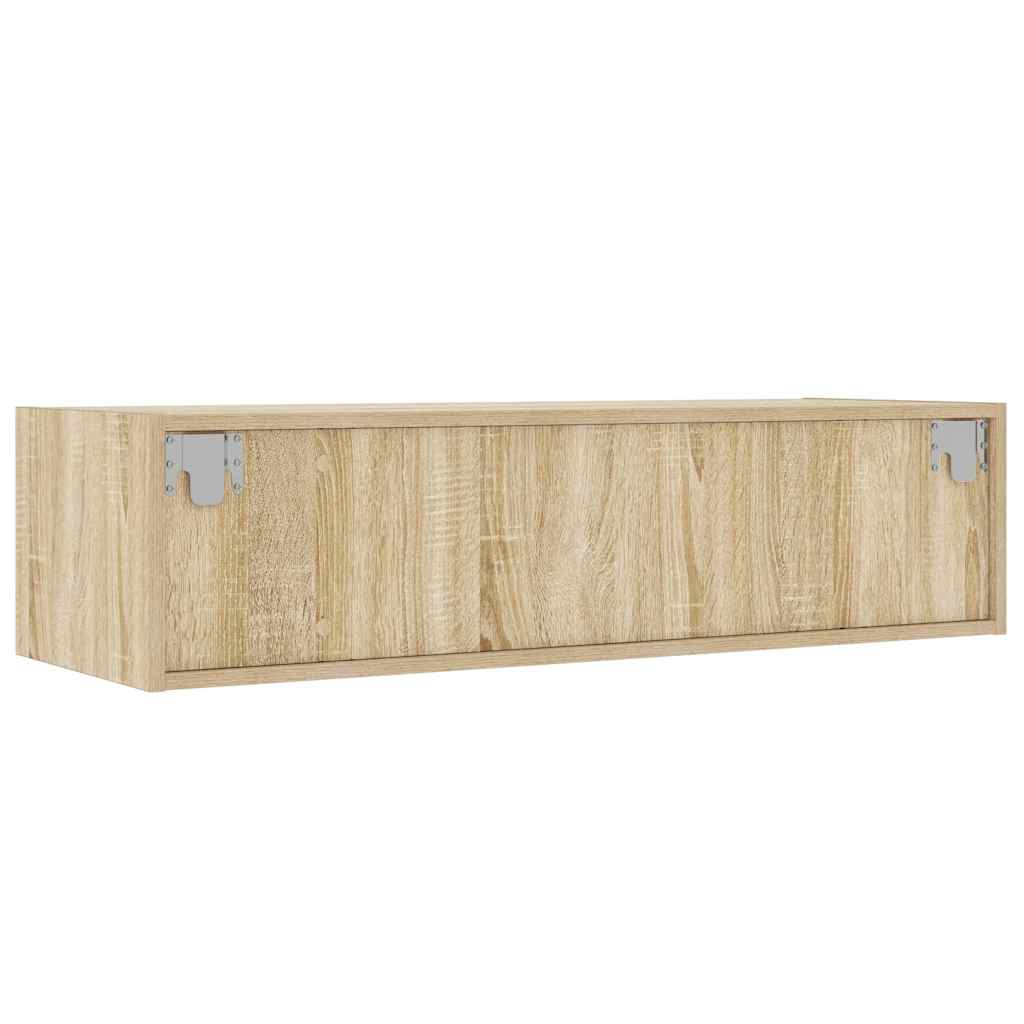Έπιπλο Τηλεόρασης με LED Sonoma Δρυς 100X35,5x25 εκ. - Pakobazaar
