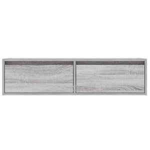Έπιπλο Τηλεόρασης με LED Γκρι Sonoma 100X35,5x25 εκ. - Pakobazaar