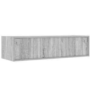 Έπιπλο Τηλεόρασης με LED Γκρι Sonoma 100X35,5x25 εκ. - Pakobazaar