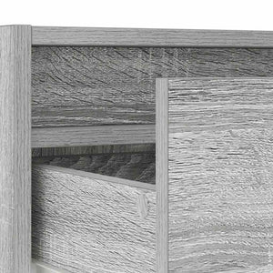 Έπιπλο Τηλεόρασης με LED Γκρι Sonoma 100X35,5x25 εκ. - Pakobazaar
