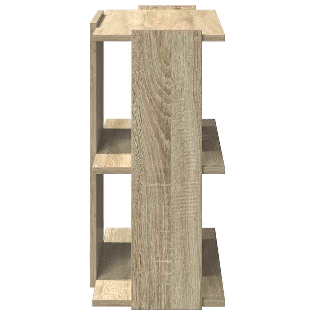 Βιβλιοθήκη 3 Επιπέδων Sonoma Δρυς 60x30x60 εκ. Επεξεργ. Ξύλο - Pakobazaar