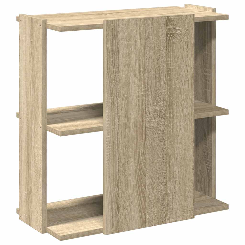Βιβλιοθήκη 3 Επιπέδων Sonoma Δρυς 60x30x60 εκ. Επεξεργ. Ξύλο - Pakobazaar
