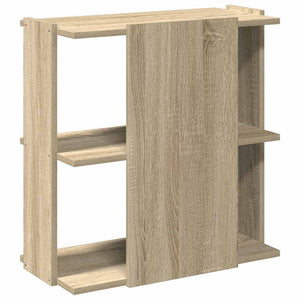 Βιβλιοθήκη 3 Επιπέδων Sonoma Δρυς 60x30x60 εκ. Επεξεργ. Ξύλο - Pakobazaar