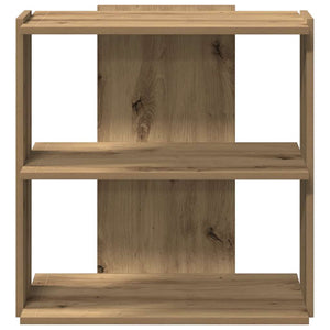 Βιβλιοθήκη 3 επιπέδων Δρυς τεχνίτης 60x30x60 cm - Pakobazaar