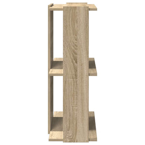 Βιβλιοθήκη 3 Επιπέδων Sonoma Δρυς 60x30x80 εκ. Επεξεργ. Ξύλο