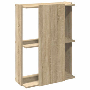 Βιβλιοθήκη 3 Επιπέδων Sonoma Δρυς 60x30x80 εκ. Επεξεργ. Ξύλο