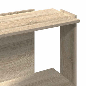 Βιβλιοθήκη 3 Επιπέδων Sonoma Δρυς 60x30x80 εκ. Επεξεργ. Ξύλο