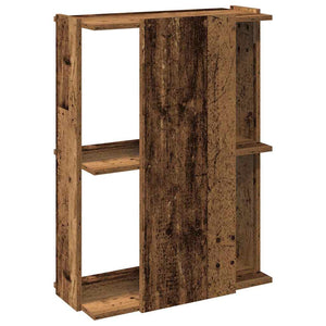 Βιβλιοθήκη 3 επιπέδων Παλιό Ξύλο 60x30x80 cm Ξύλινη κατασκευή - Pakobazaar