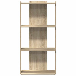 Βιβλιοθήκη 3 Επιπέδων Sonoma Δρυς 60x30x120 εκ. Επεξεργ. Ξύλο - Pakobazaar