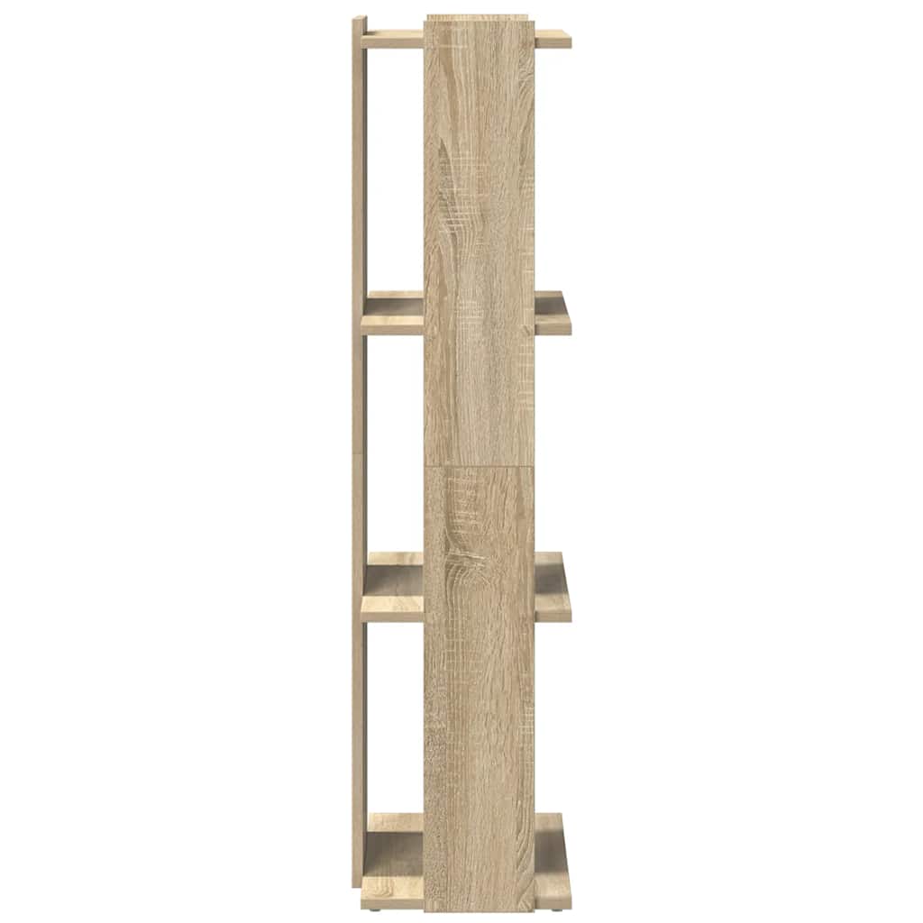 Βιβλιοθήκη 3 Επιπέδων Sonoma Δρυς 60x30x120 εκ. Επεξεργ. Ξύλο - Pakobazaar