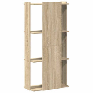 Βιβλιοθήκη 3 Επιπέδων Sonoma Δρυς 60x30x120 εκ. Επεξεργ. Ξύλο - Pakobazaar