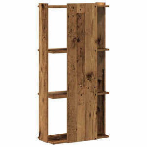 Βιβλιοθήκη 3 επιπέδων Παλιό Ξύλο 60x30x120 cm Ξύλινη κατασκευή - Pakobazaar