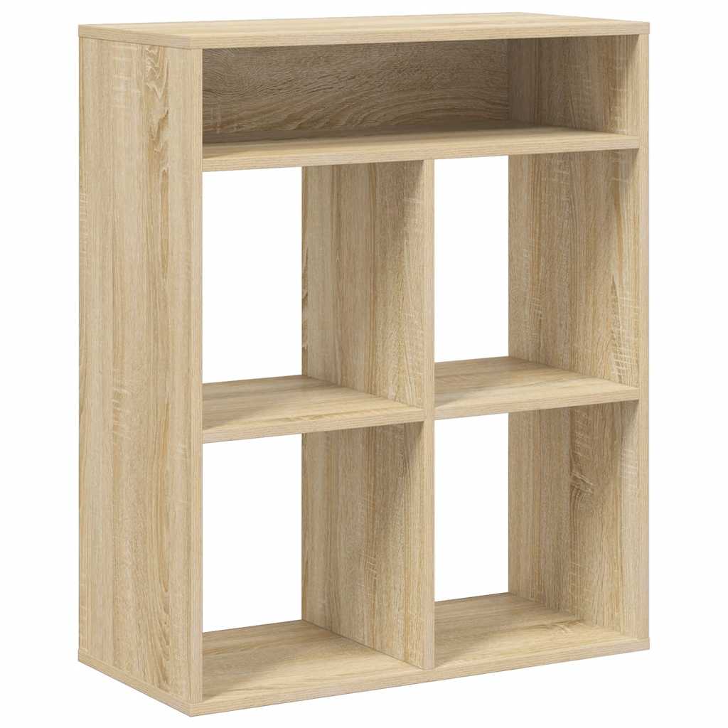 Βιβλιοθήκη Χρώμα Sonoma Δρυς 66x31x80 εκ. Επεξεργασμένο Ξύλο - Pakobazaar