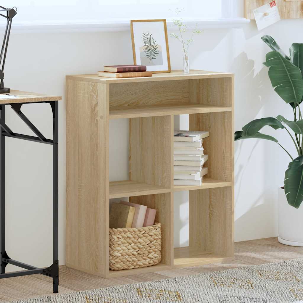 Βιβλιοθήκη Χρώμα Sonoma Δρυς 66x31x80 εκ. Επεξεργασμένο Ξύλο - Pakobazaar