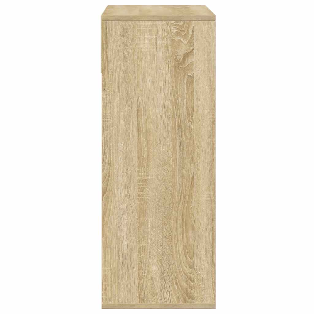 Βιβλιοθήκη Χρώμα Sonoma Δρυς 66x31x80 εκ. Επεξεργασμένο Ξύλο - Pakobazaar