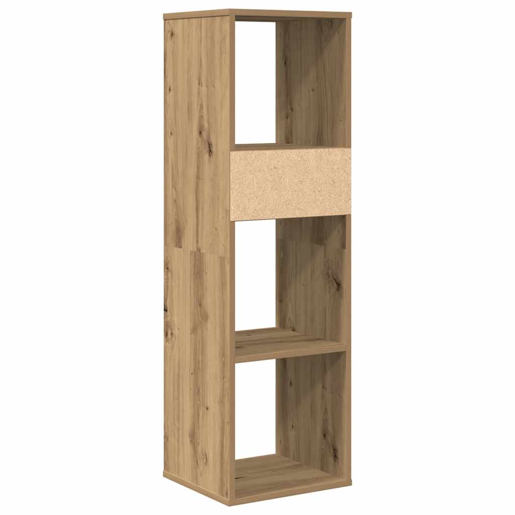 Βιβλιοθήκη Artisan Δρυς 34x31x112 εκ. Επεξεργασμένο Ξύλο