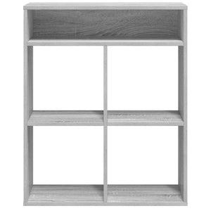 Βιβλιοθήκη Γκρι Sonoma 66x31x80 εκ. από Επεξεργασμένο Ξύλο