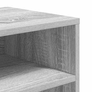 Βιβλιοθήκη Γκρι Sonoma 66x31x80 εκ. από Επεξεργασμένο Ξύλο
