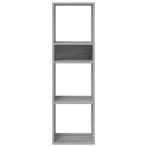 Βιβλιοθήκη Γκρι Sonoma 34x31x112 εκ. από Επεξεργασμένο Ξύλο