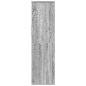 Βιβλιοθήκη Γκρι Sonoma 34x31x112 εκ. από Επεξεργασμένο Ξύλο
