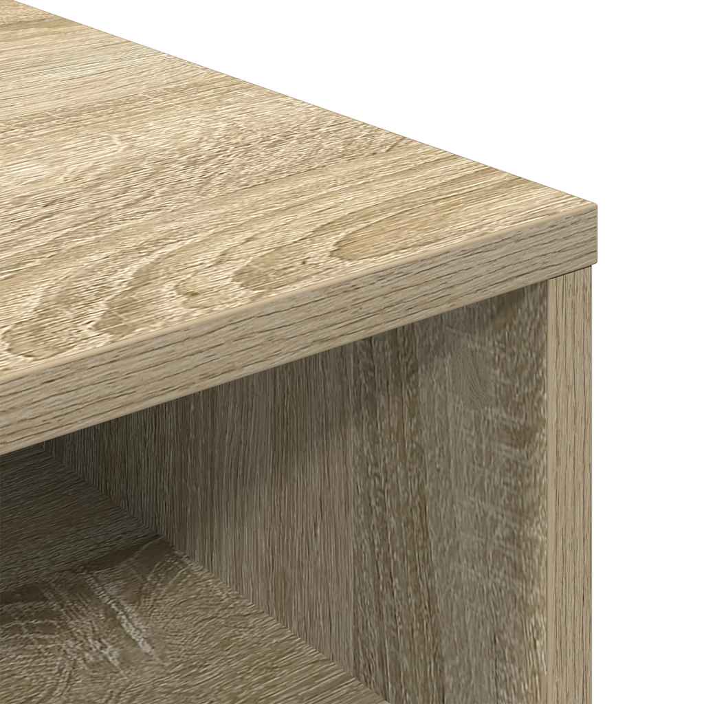 Βιβλιοθήκη Χρώμα Sonoma Δρυς 34x31x80 εκ. από Μοριοσανίδα