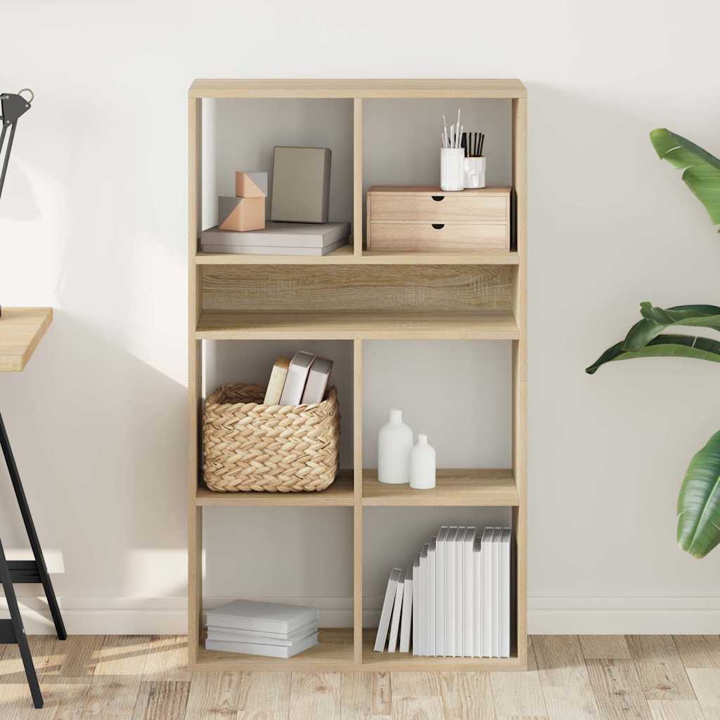 Βιβλιοθήκη Χρώμα Sonoma Δρυς 66x31x112 εκ. Επεξεργασμένο Ξύλο - Pakobazaar