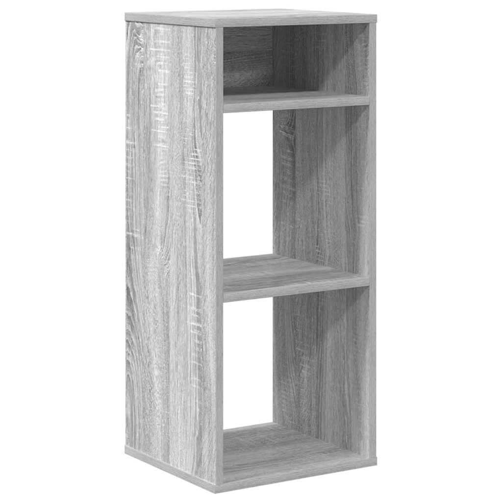 Βιβλιοθήκη Γκρι Sonoma 34x31x80 εκ. από Επεξεργασμένο Ξύλο