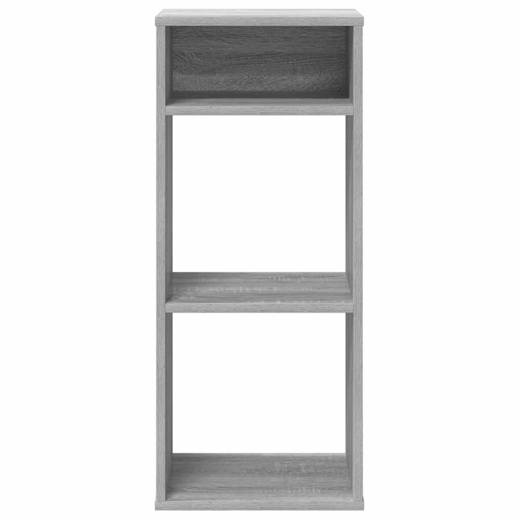 Βιβλιοθήκη Γκρι Sonoma 34x31x80 εκ. από Επεξεργασμένο Ξύλο