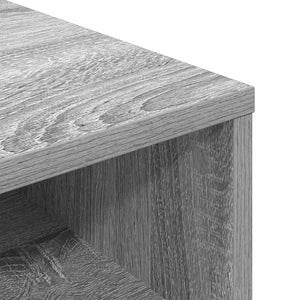 Βιβλιοθήκη Γκρι Sonoma 34x31x80 εκ. από Επεξεργασμένο Ξύλο