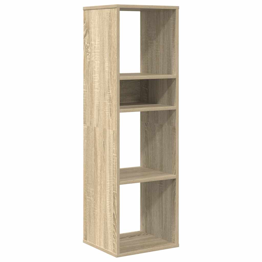 Βιβλιοθήκη Χρώμα Sonoma Δρυς 34x31x112 εκ. Επεξεργασμένο Ξύλο