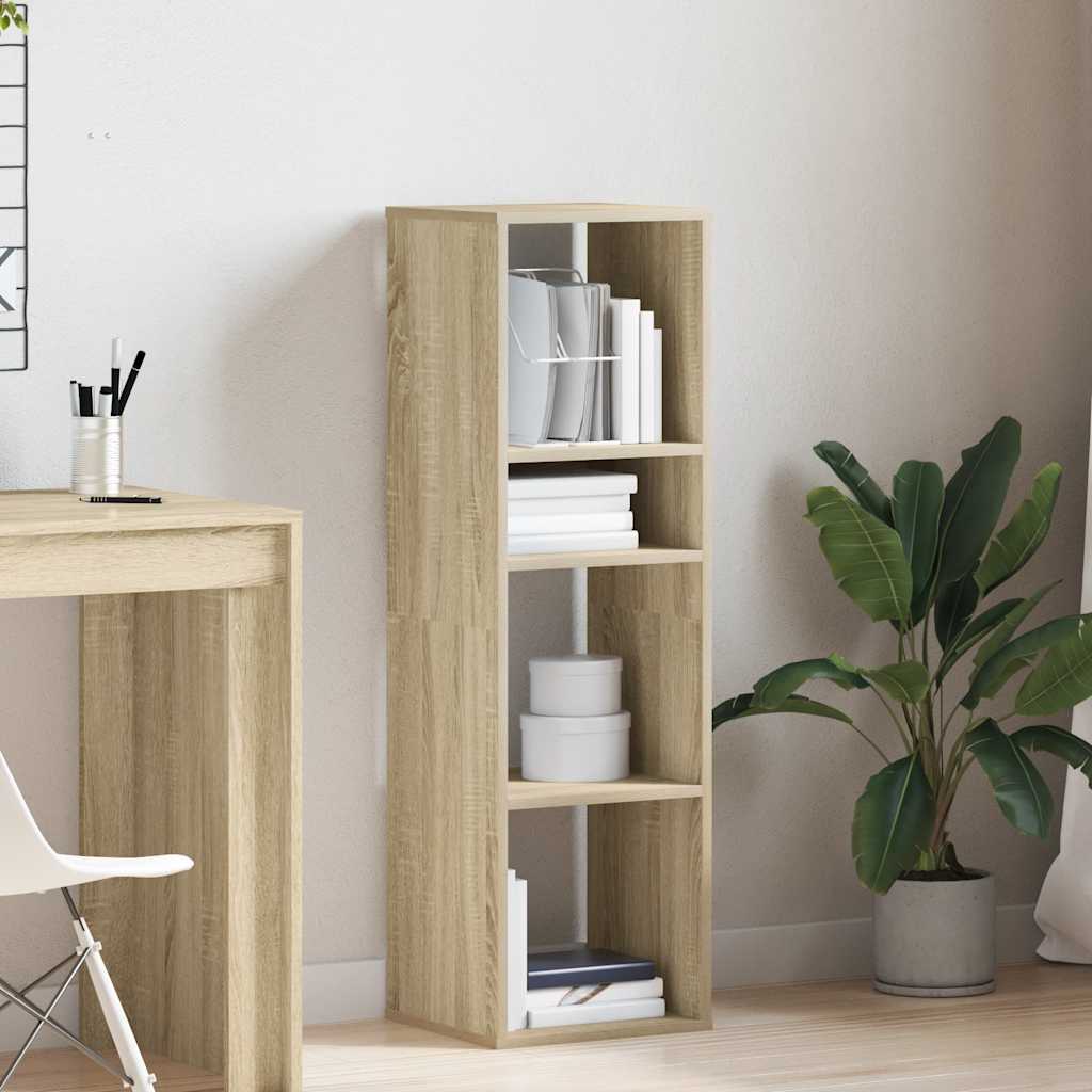 Βιβλιοθήκη Χρώμα Sonoma Δρυς 34x31x112 εκ. Επεξεργασμένο Ξύλο