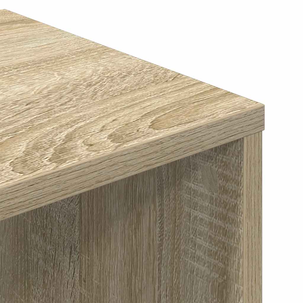 Βιβλιοθήκη Χρώμα Sonoma Δρυς 34x31x112 εκ. Επεξεργασμένο Ξύλο