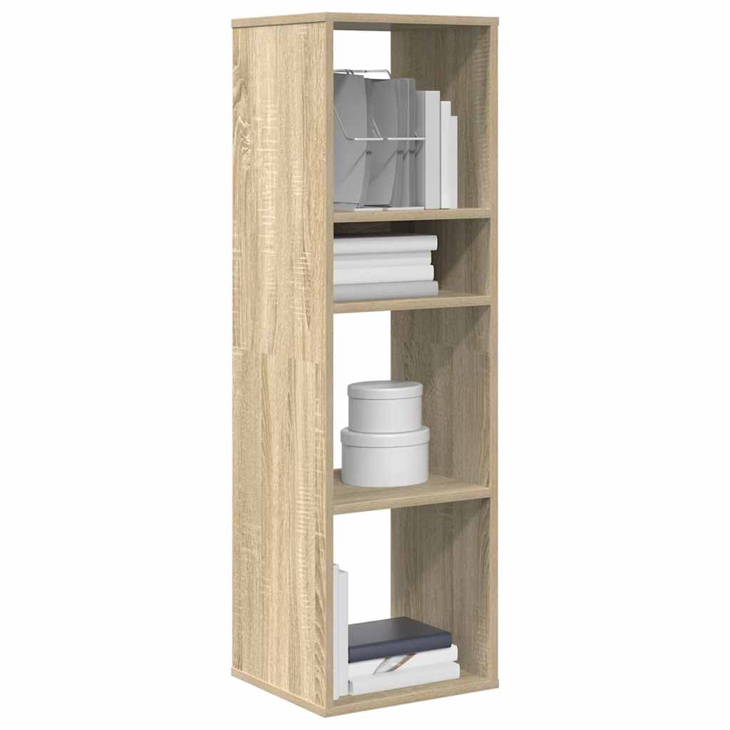 Βιβλιοθήκη Χρώμα Sonoma Δρυς 34x31x112 εκ. Επεξεργασμένο Ξύλο