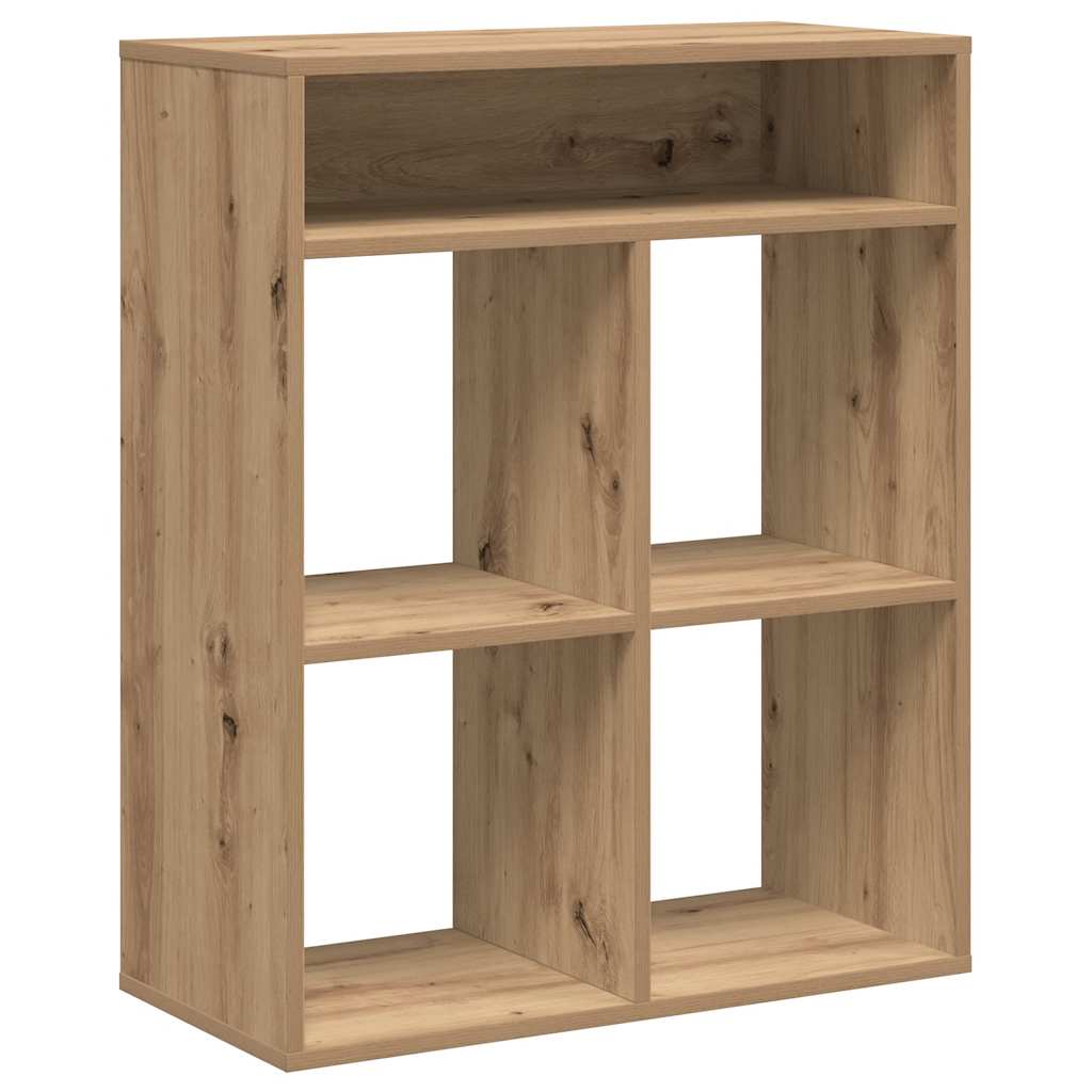Βιβλιοθήκη Αρτισιανή Δρυς 66x31x80 εκ. Επεξεργ. Ξύλο - Pakobazaar