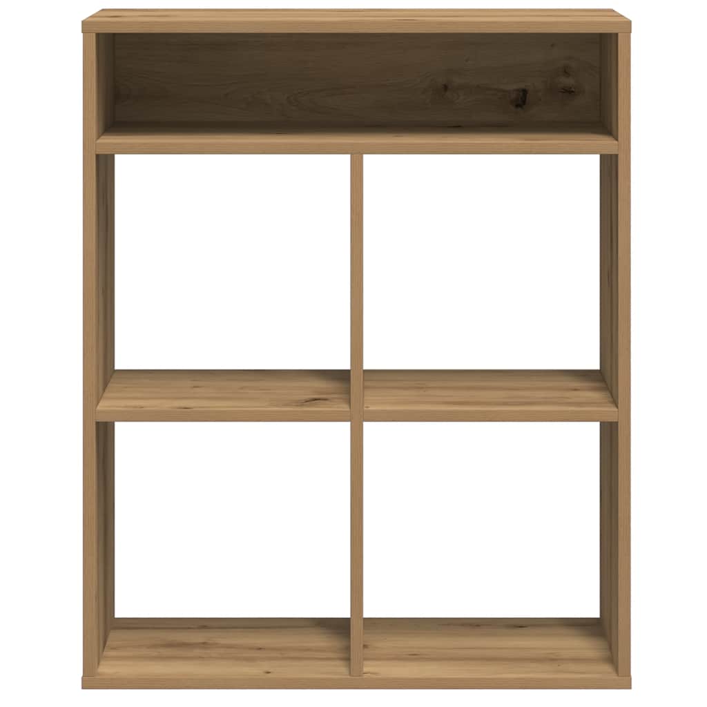 Βιβλιοθήκη Αρτισιανή Δρυς 66x31x80 εκ. Επεξεργ. Ξύλο - Pakobazaar