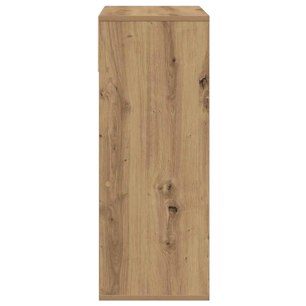 Βιβλιοθήκη Αρτισιανή Δρυς 66x31x80 εκ. Επεξεργ. Ξύλο - Pakobazaar