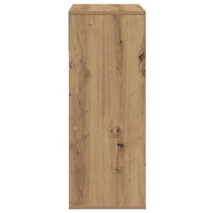 Βιβλιοθήκη Αρτισιανή Δρυς 66x31x80 εκ. Επεξεργ. Ξύλο - Pakobazaar