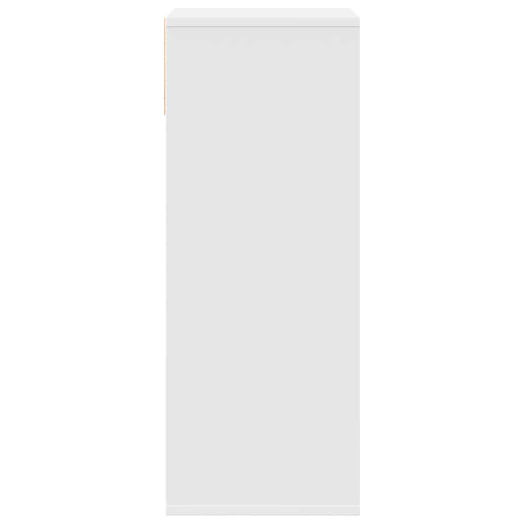 ντουλάπι βιβλίων  Λευκό 34x31x80 cm Κατασκευασμένο ξύλο