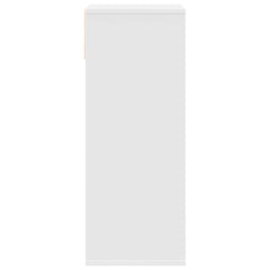 ντουλάπι βιβλίων  Λευκό 34x31x80 cm Κατασκευασμένο ξύλο