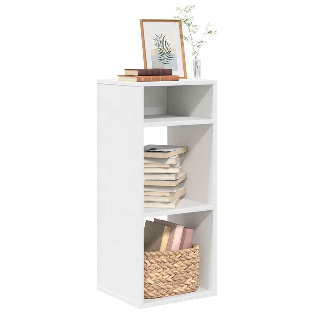 ντουλάπι βιβλίων  Λευκό 34x31x80 cm Κατασκευασμένο ξύλο