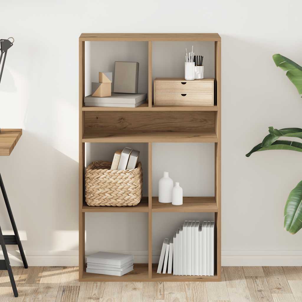 Βιβλιοθήκη Artisan Δρυς 66x31x112 εκ. Επεξεργασμένο Ξύλο - Pakobazaar