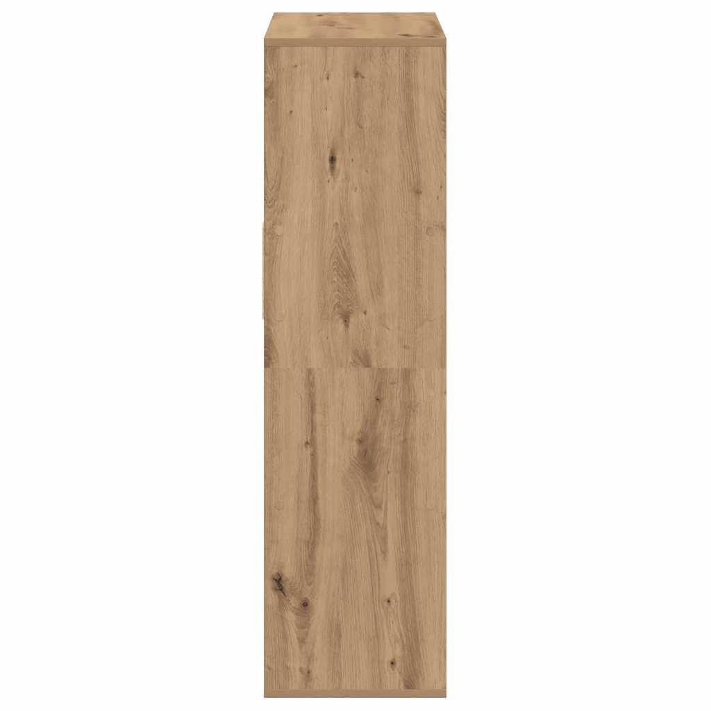 Βιβλιοθήκη Artisan Δρυς 66x31x112 εκ. Επεξεργασμένο Ξύλο - Pakobazaar