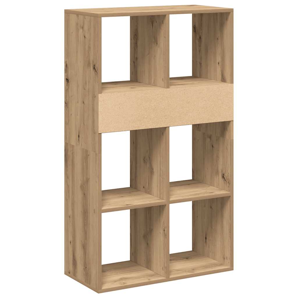 Βιβλιοθήκη Artisan Δρυς 66x31x112 εκ. Επεξεργασμένο Ξύλο - Pakobazaar