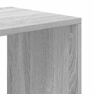 Βιβλιοθήκη Γκρι Sonoma 66x31x112 εκ. από Επεξεργασμένο Ξύλο