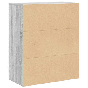 Βιβλιοθήκη Γκρι Sonoma 60x30x71,5 εκ. από Επεξεργασμένο Ξύλο - Pakobazaar