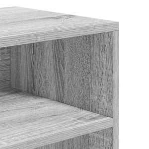 Βιβλιοθήκη Γκρι Sonoma 60x30x71,5 εκ. από Επεξεργασμένο Ξύλο - Pakobazaar