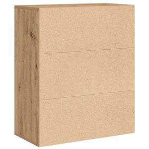 Βιβλιοθήκη Artisan Δρυς 60x30x71,5 εκ. Επεξεργασμένο Ξύλο - Pakobazaar