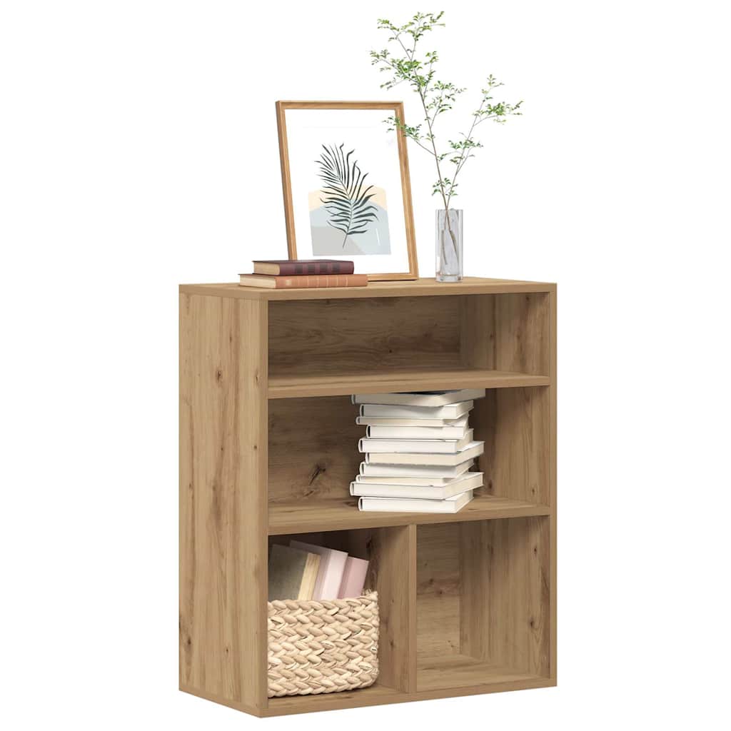Βιβλιοθήκη Artisan Δρυς 60x30x71,5 εκ. Επεξεργασμένο Ξύλο - Pakobazaar