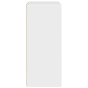 Βιβλιοθήκη με 5 Ράφια Λευκή 60x30x71,5 εκ. Επεξεργασμένο Ξύλο